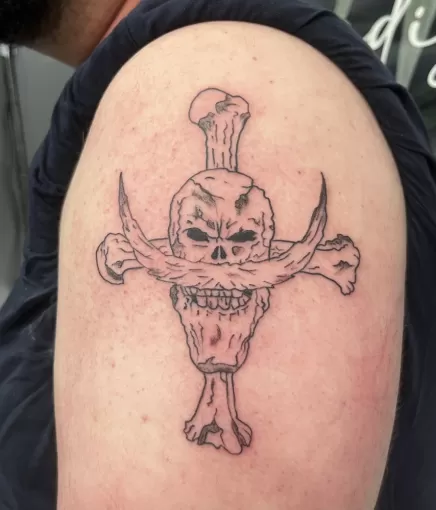 Tatouage manga réalisé à Tarnos, Dax, L'Encre du Paradis
