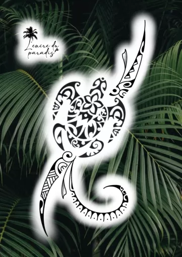 Tatouage polynésien (maori) femme subtil, léger pour protection familiale, à tatouer sur Dax., Dax, L'Encre du Paradis